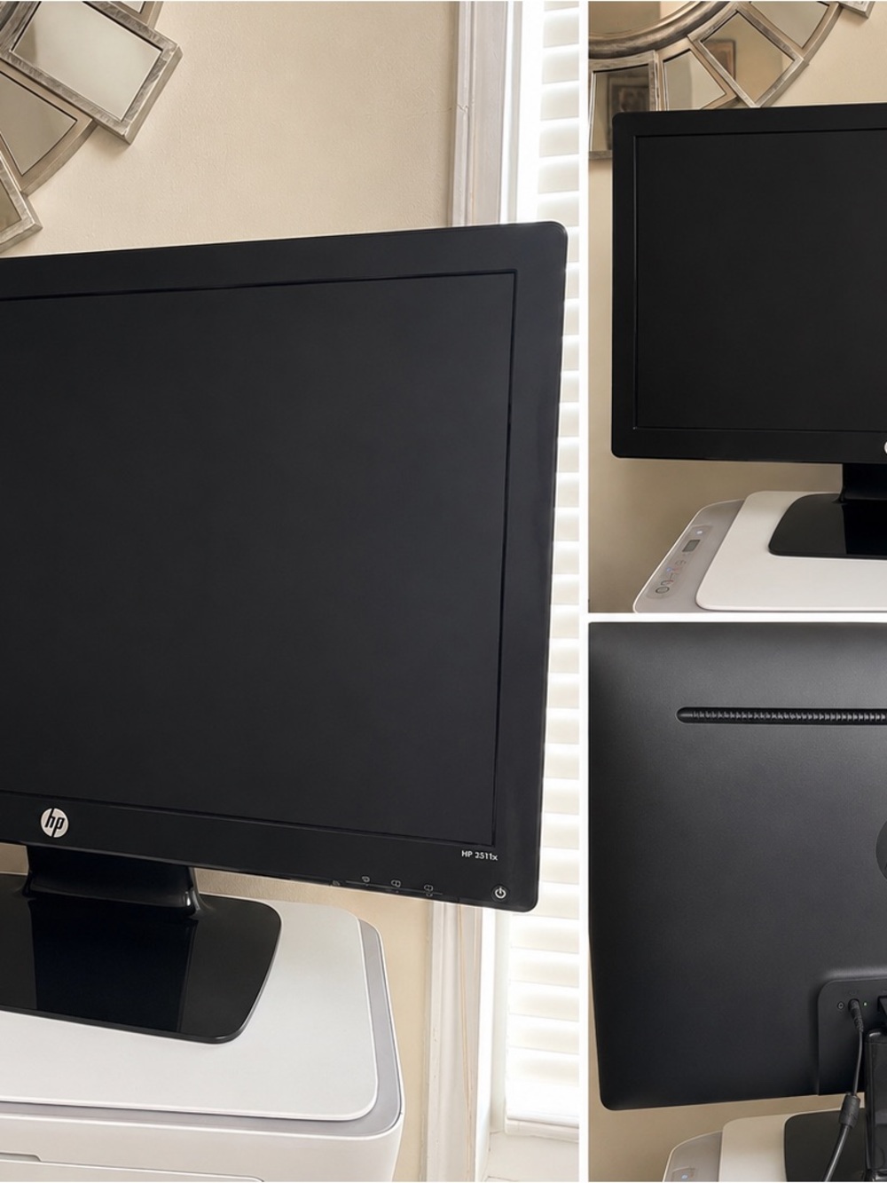 HP Black Desktop LCD Monitor